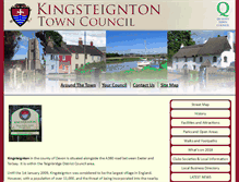 Tablet Screenshot of kingsteignton.gov.uk